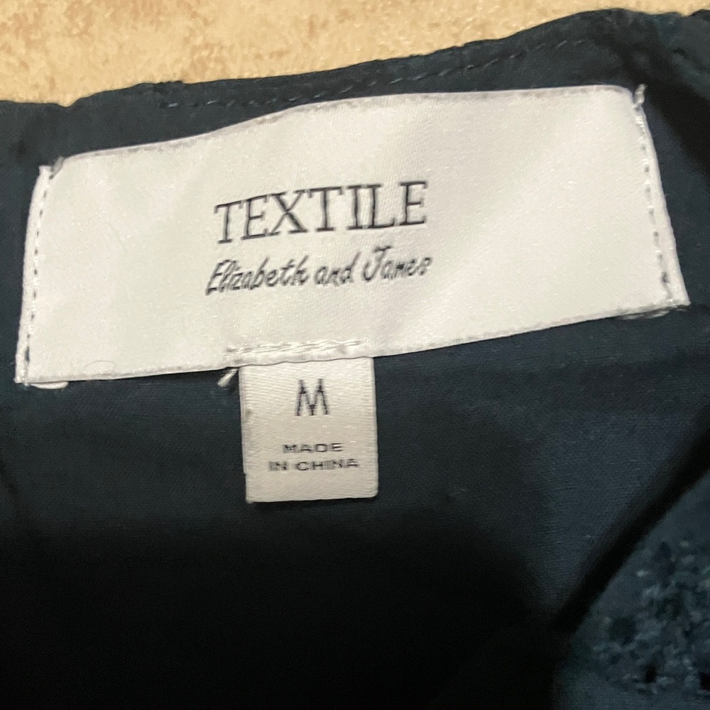 Elizabeth and James Midnight Ruffle Blouse - Picture 3 of 4